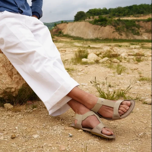 yonso beige muške sandale bež 0