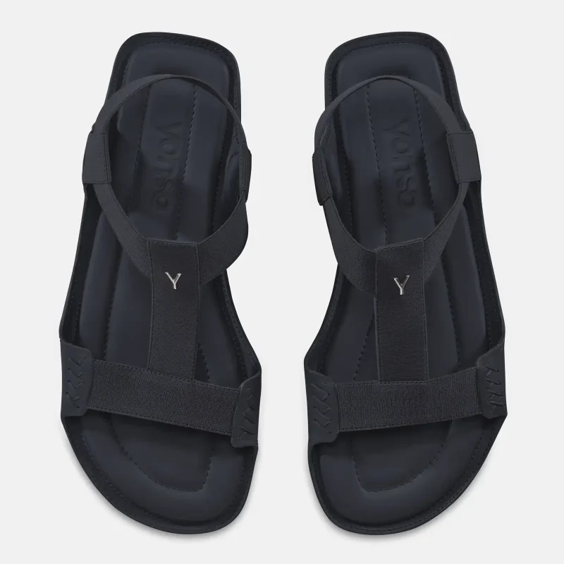 yonso black is black muske sandale crne 2