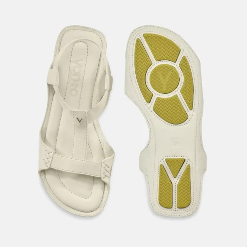 yonso cream white ženske ravne sandale bele 4