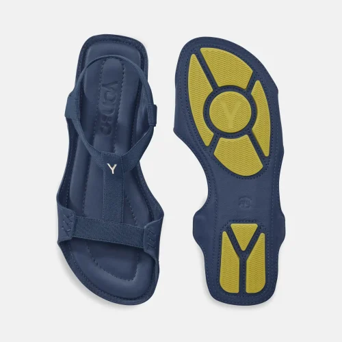 yonso deja vu ravne ženske sandale plave 4