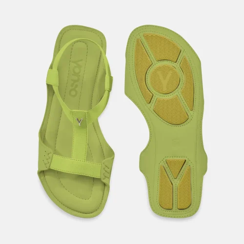 yonso pistachio zenske ravne sandale pistac zelene 4