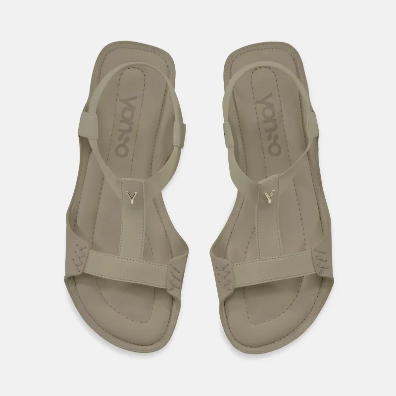 yonso voyage beige ženske sandale bež 3