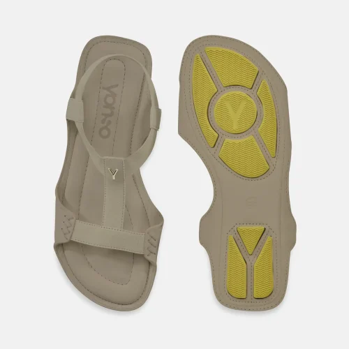 yonso voyage beige ravne ženske sandale bež 4